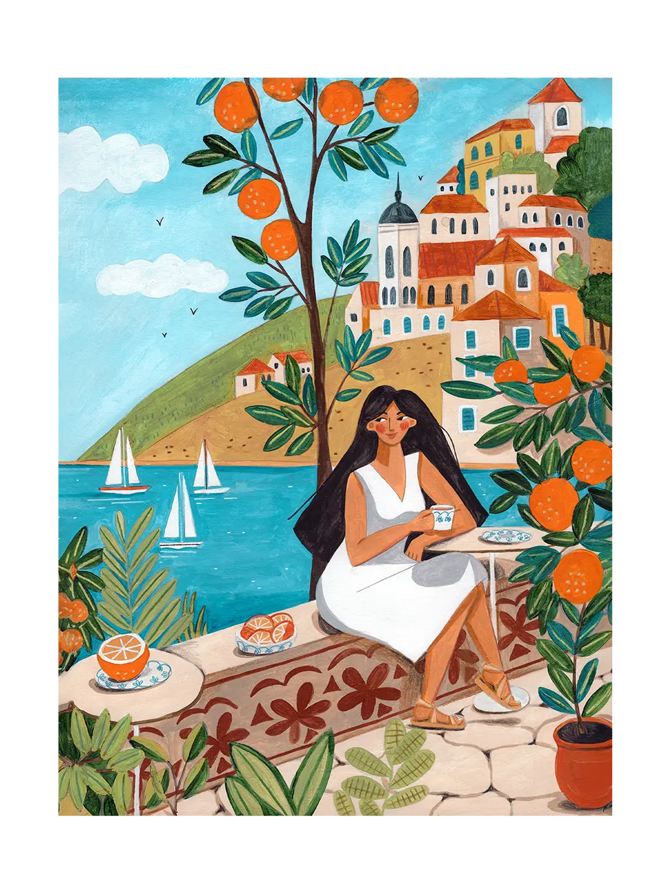 On the Mediterranean coast