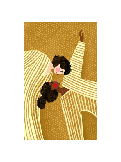 Two Ladies With Stripes