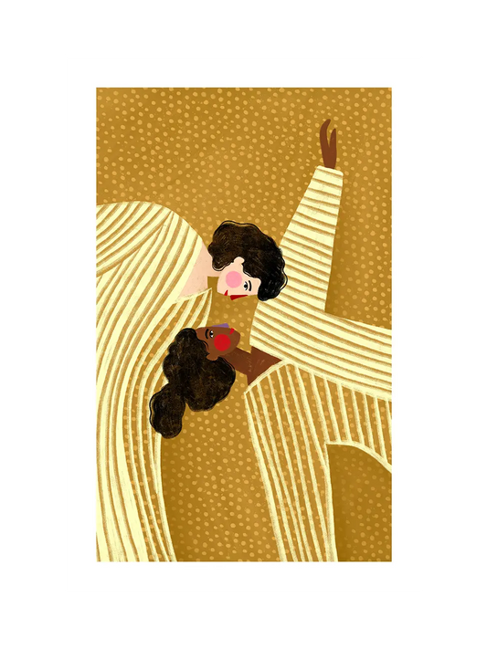 Two Ladies With Stripes