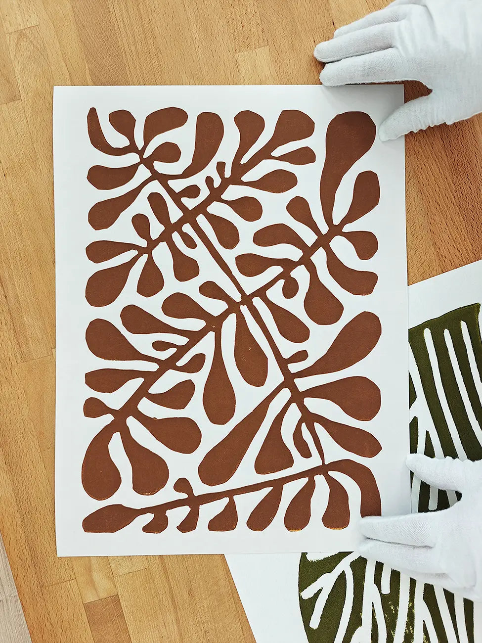 Linocut Plant