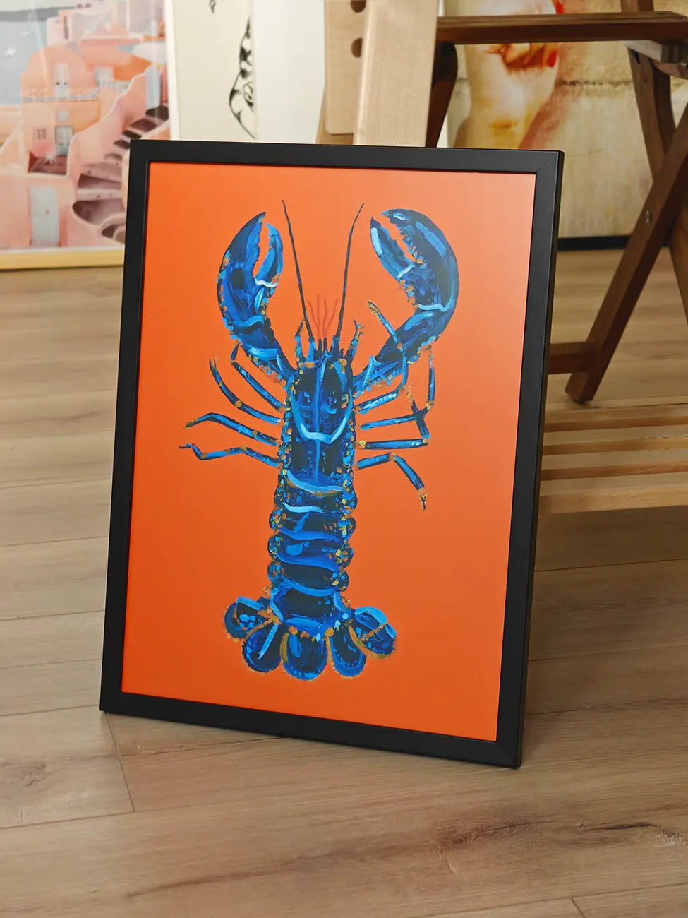 Lobster On Orange