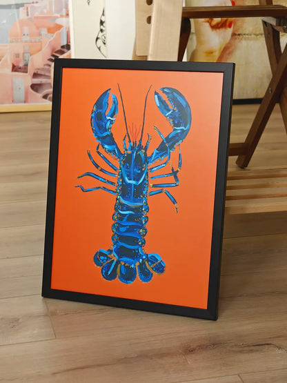 Lobster On Orange
