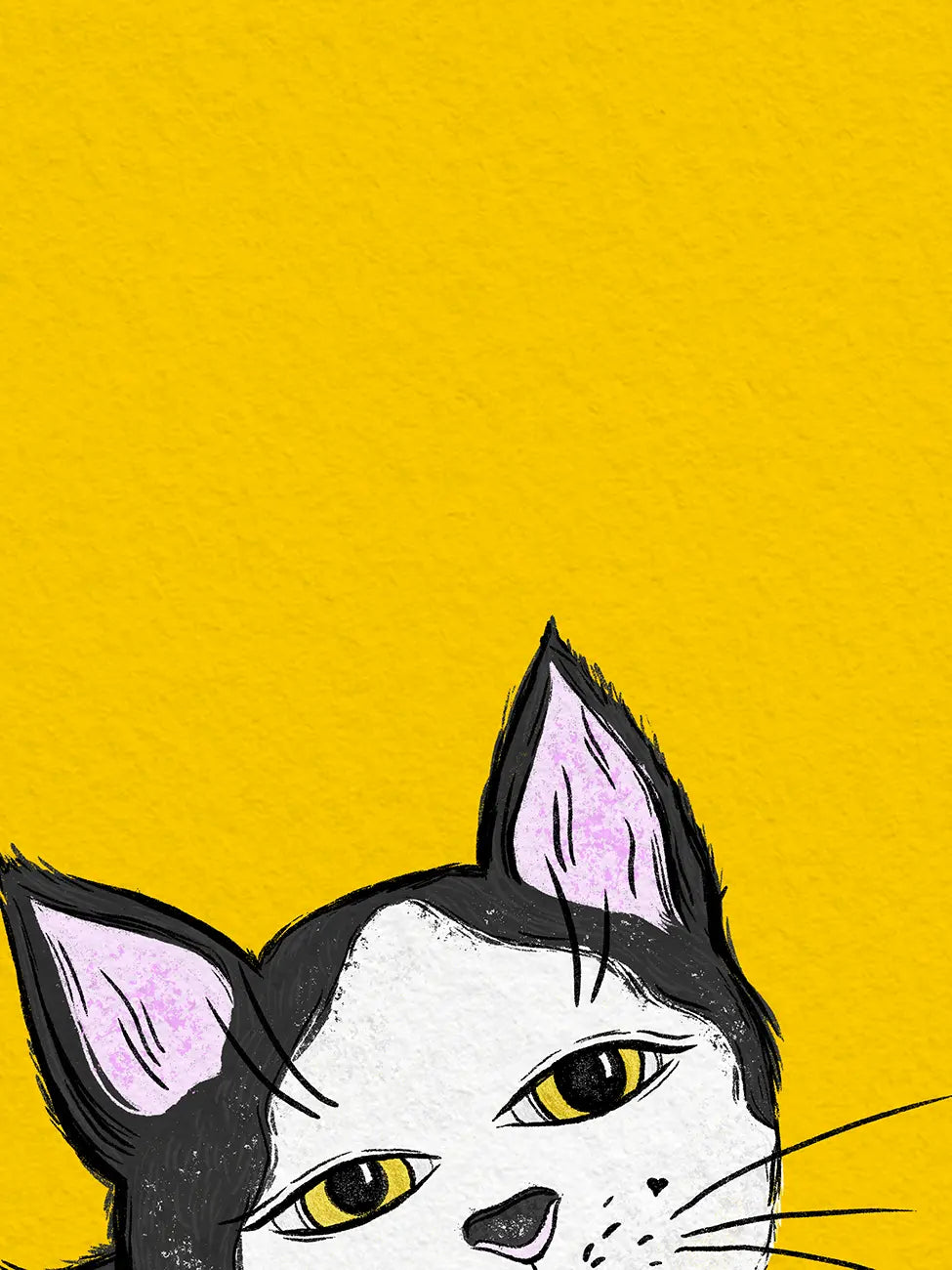 Котка със сърца