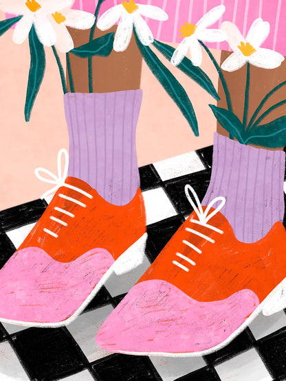 Чорапи с цветя