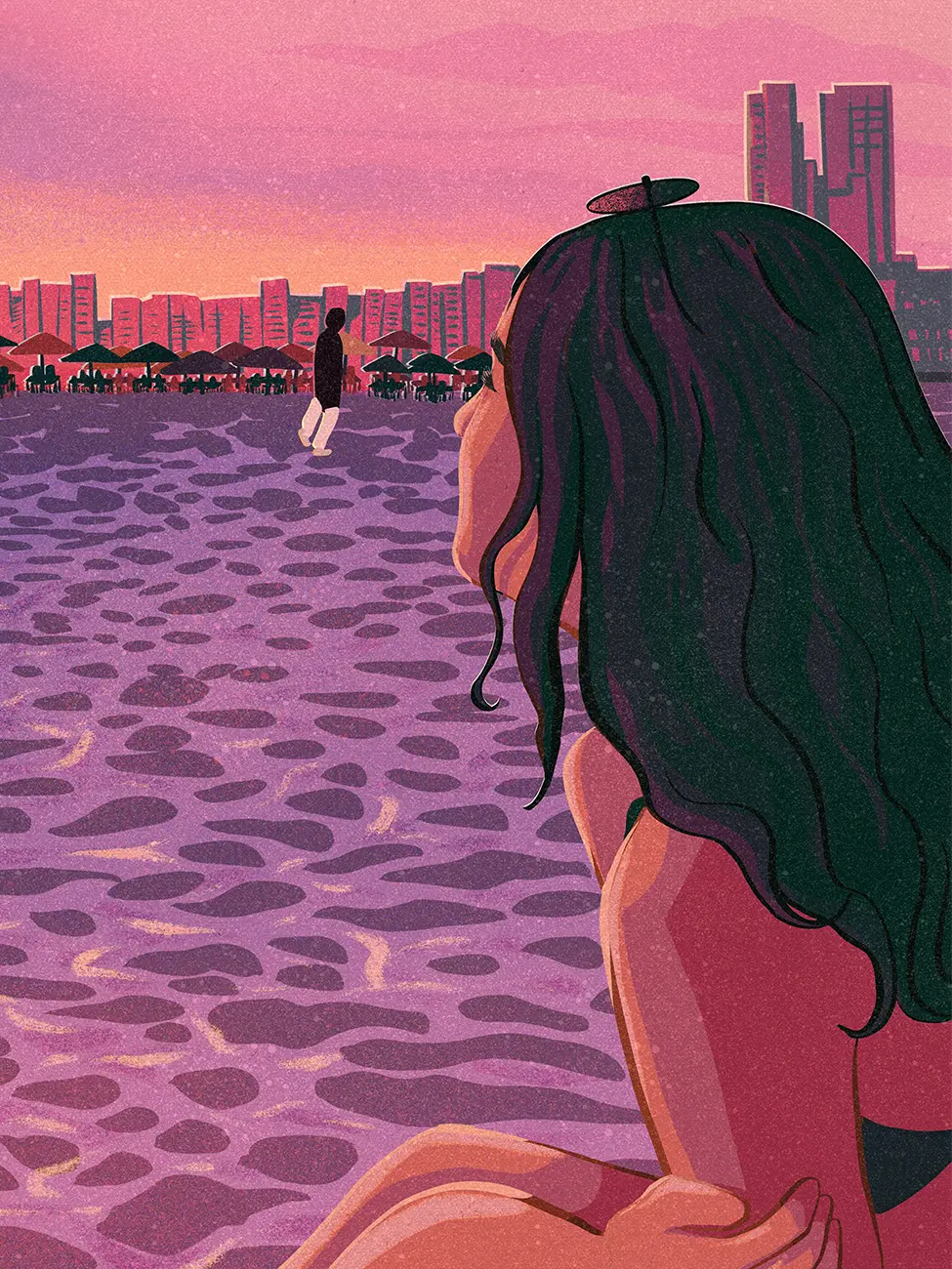 Момиче на плаж