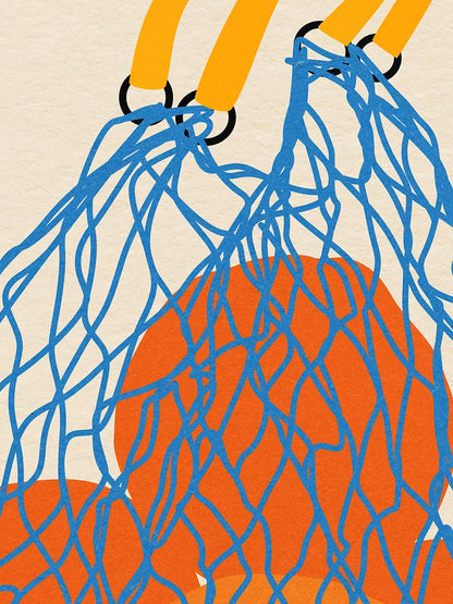 Oranges In a Net Bag